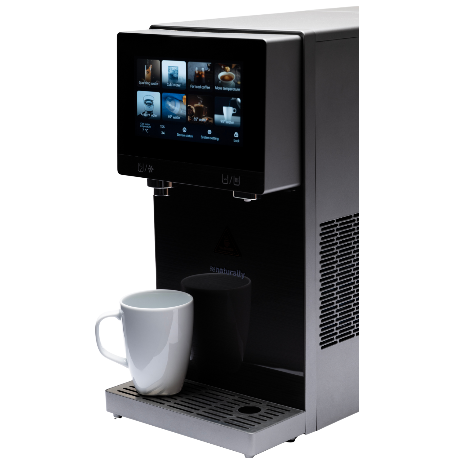 RO purifier with instant hot water